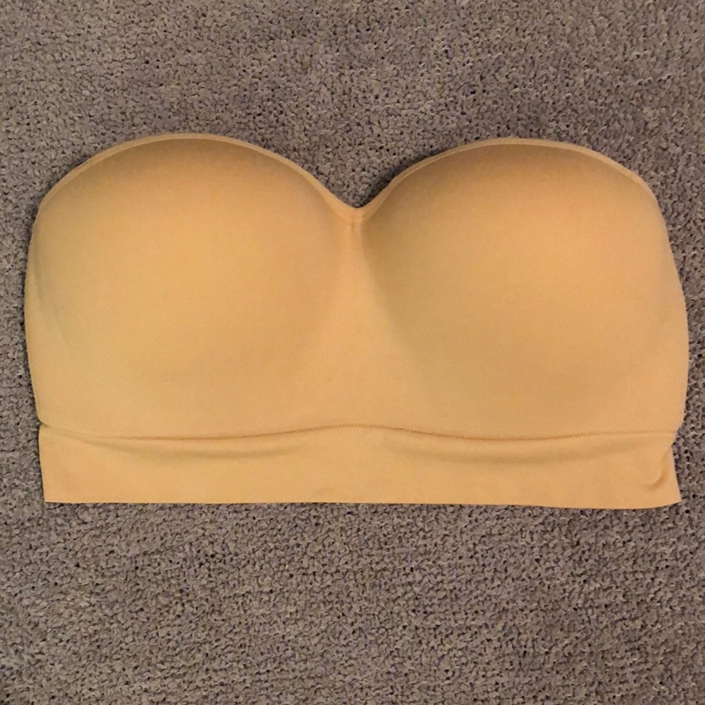 SHIMERA nude strapless bra medium